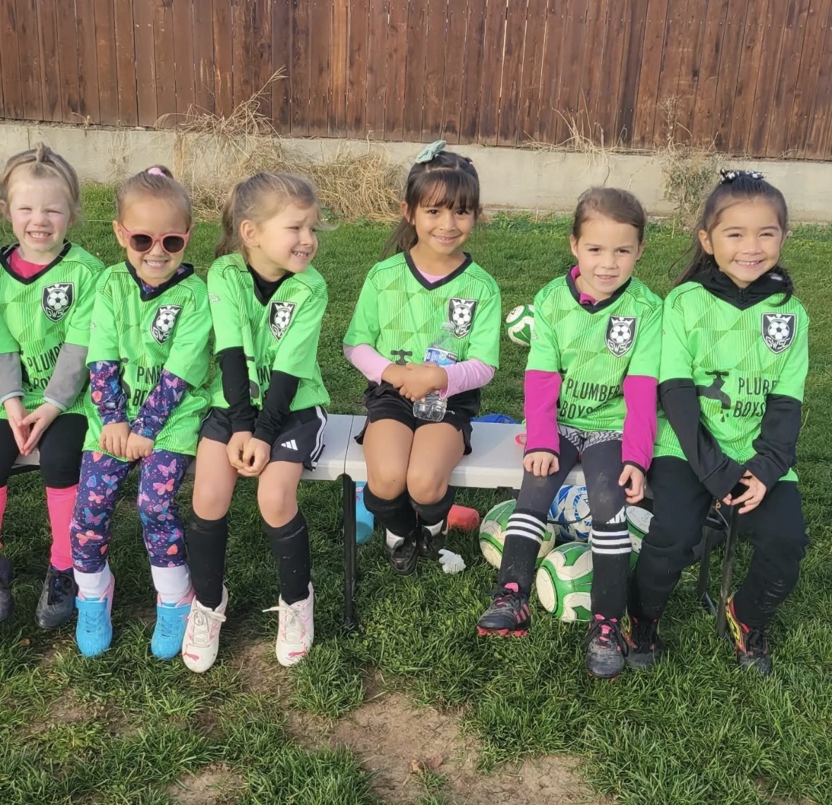 Team huddle — green squad